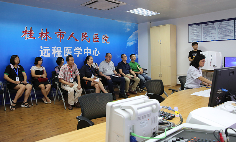 自治区卫计委医联体工作组到桂林人医调研
