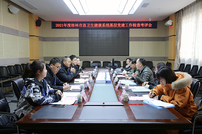 市卫健委基层党建检查考核组到市人民医院检查工作