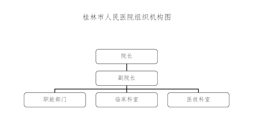桂林市人民医院组织机构图